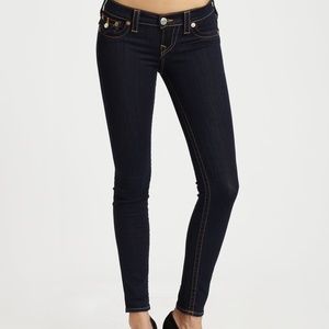 True Religion Skinny Dark Wash Jeans